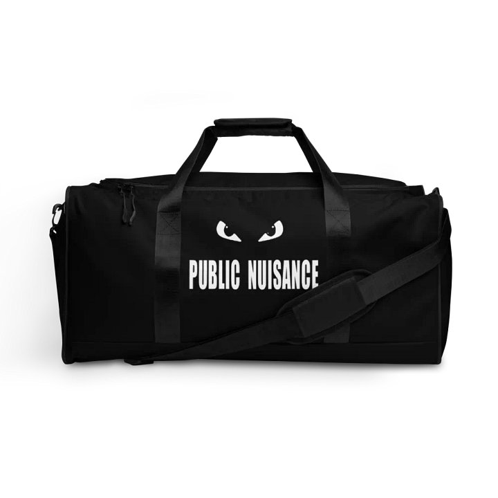 Public Nuisance: Black Block Duffle Bag product image (1)