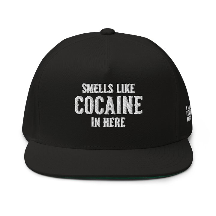 SMELLS LIKE COCAINE IN HERE - Embroidered SnapBack product image (1)