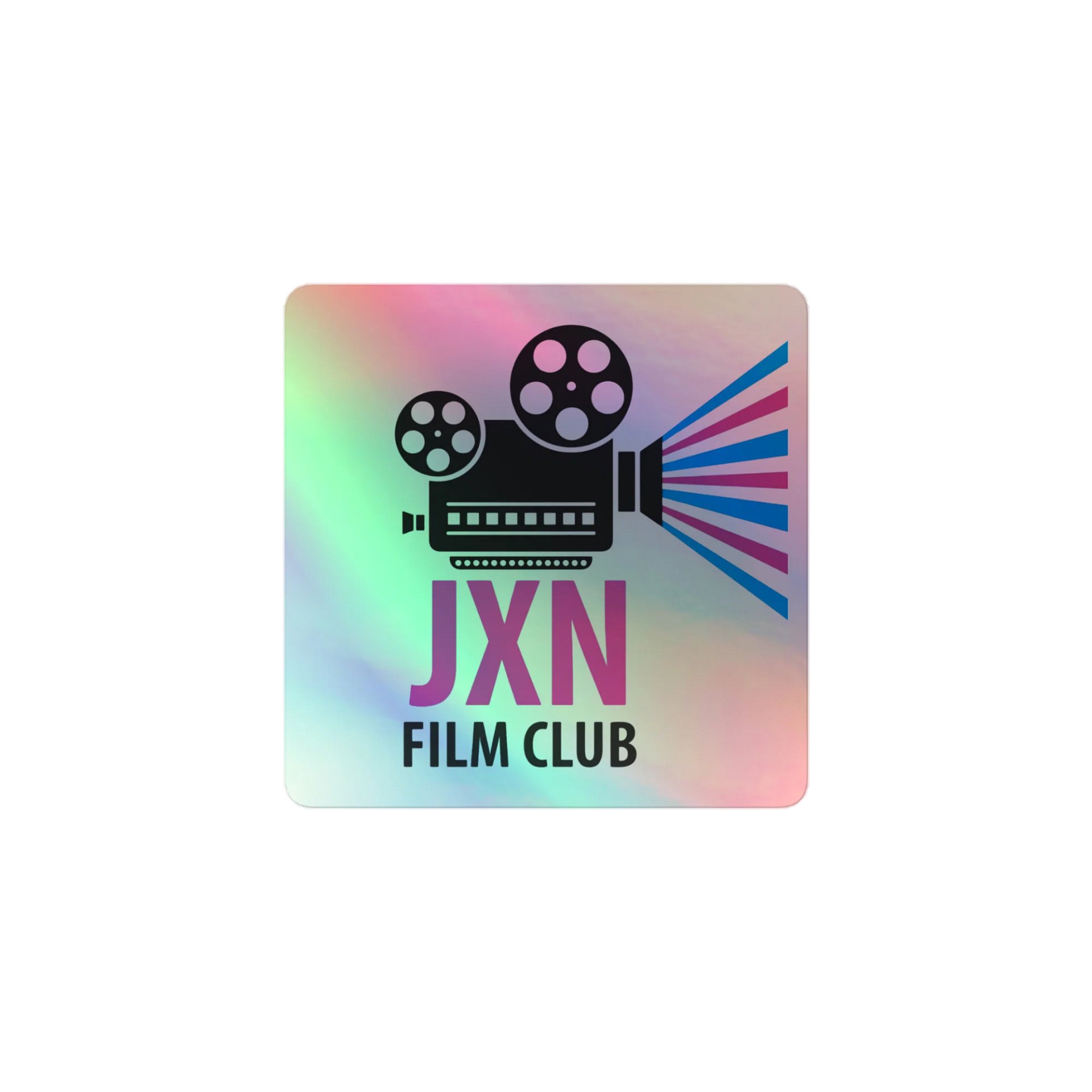JXN Film Club Holographic Sticker (Pink & Blue) product image (1)