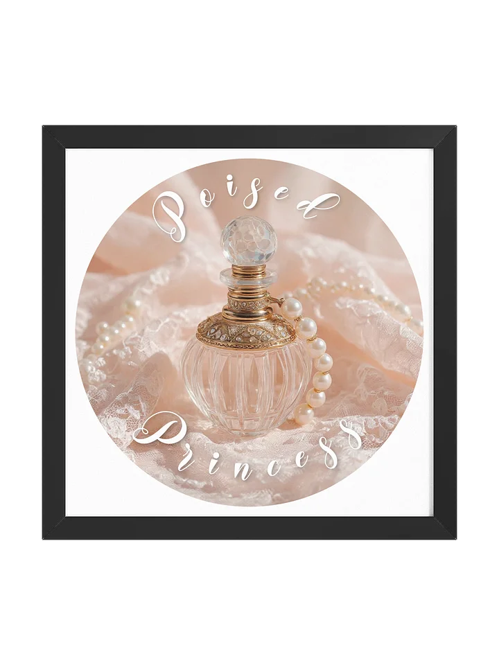Poised Princess Jeweled Perfume Vanity — Framed Matte Posteres product image (7)