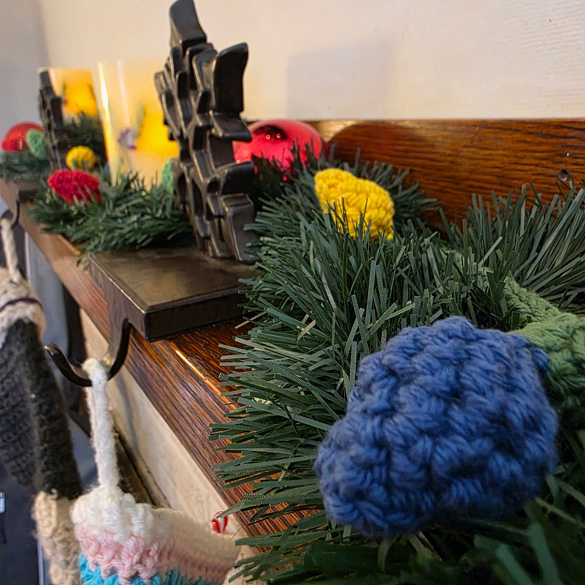 Crochet Holiday String Lights: Pride and Multicolor Cotton Holiday Decor Sets product image (5)