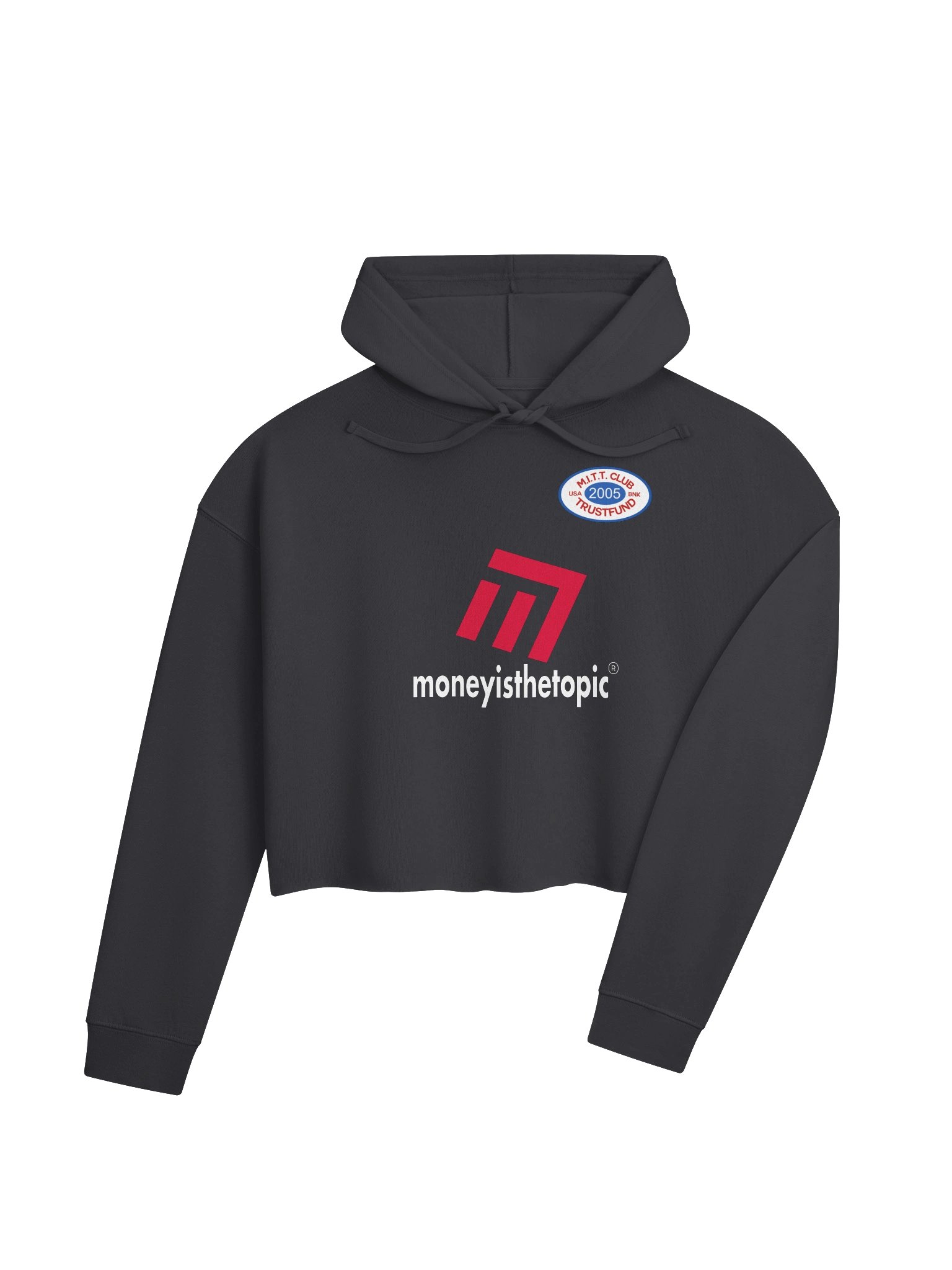 MITT Club BLK Cropped Hoodie WOMEN product image (4)