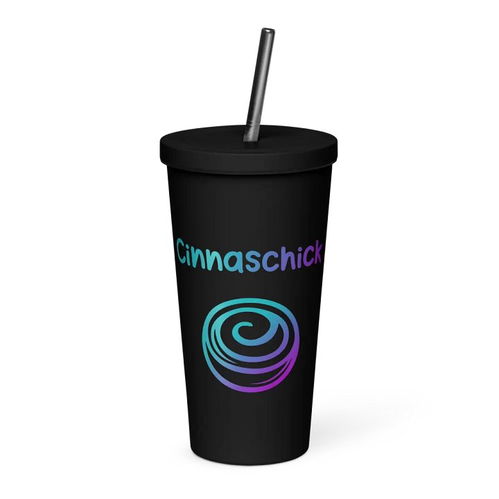Cinnaschick Insulated Tumbler with Straw product image (1)