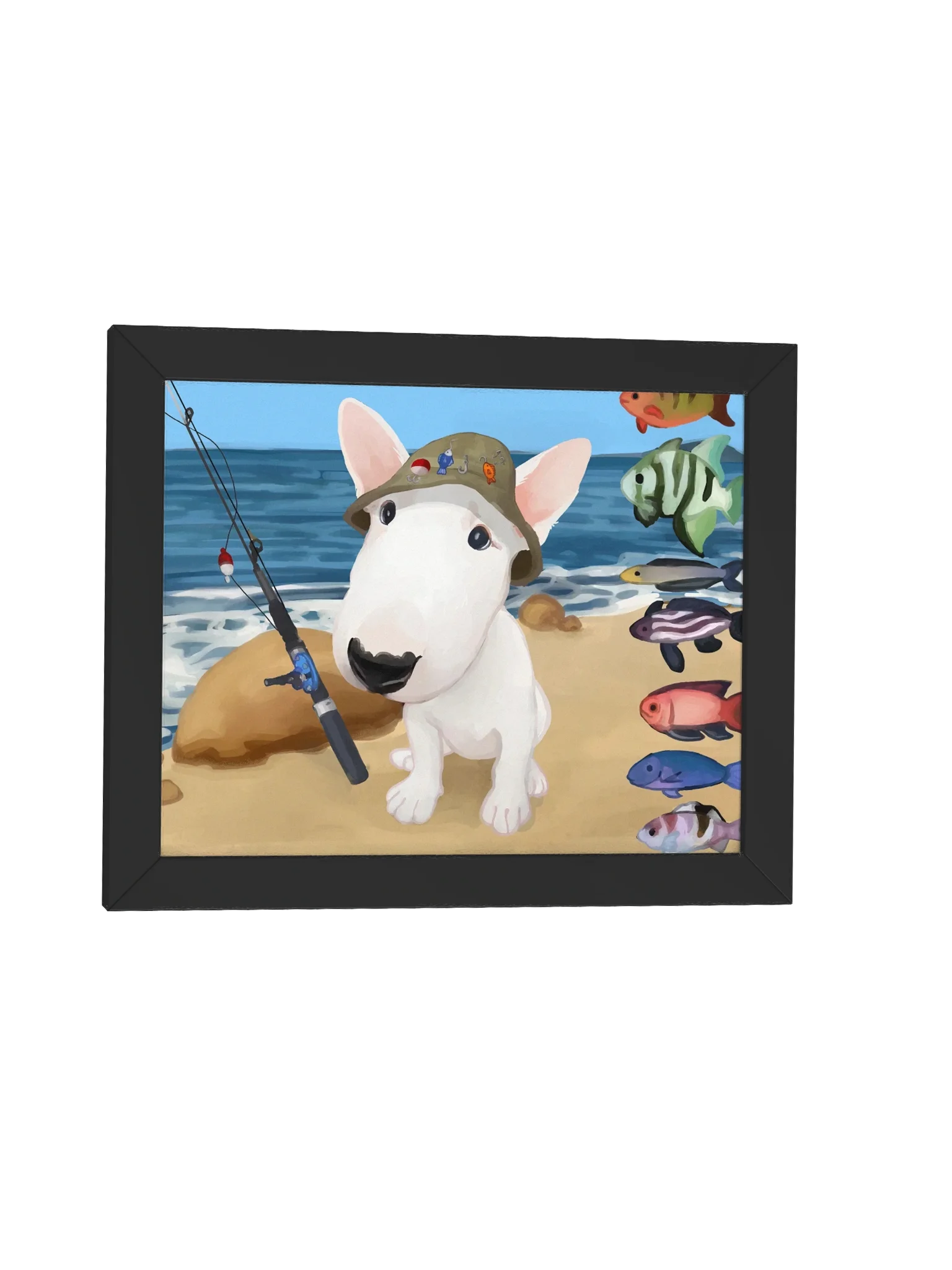 Fisher Dog framed poster product image (1)