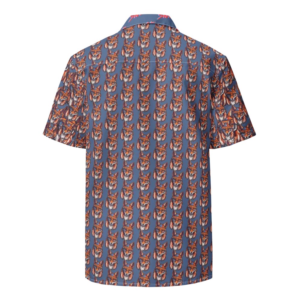 Mullet Fox All Over Print Hawaiian Tee - July 4th product image (7)