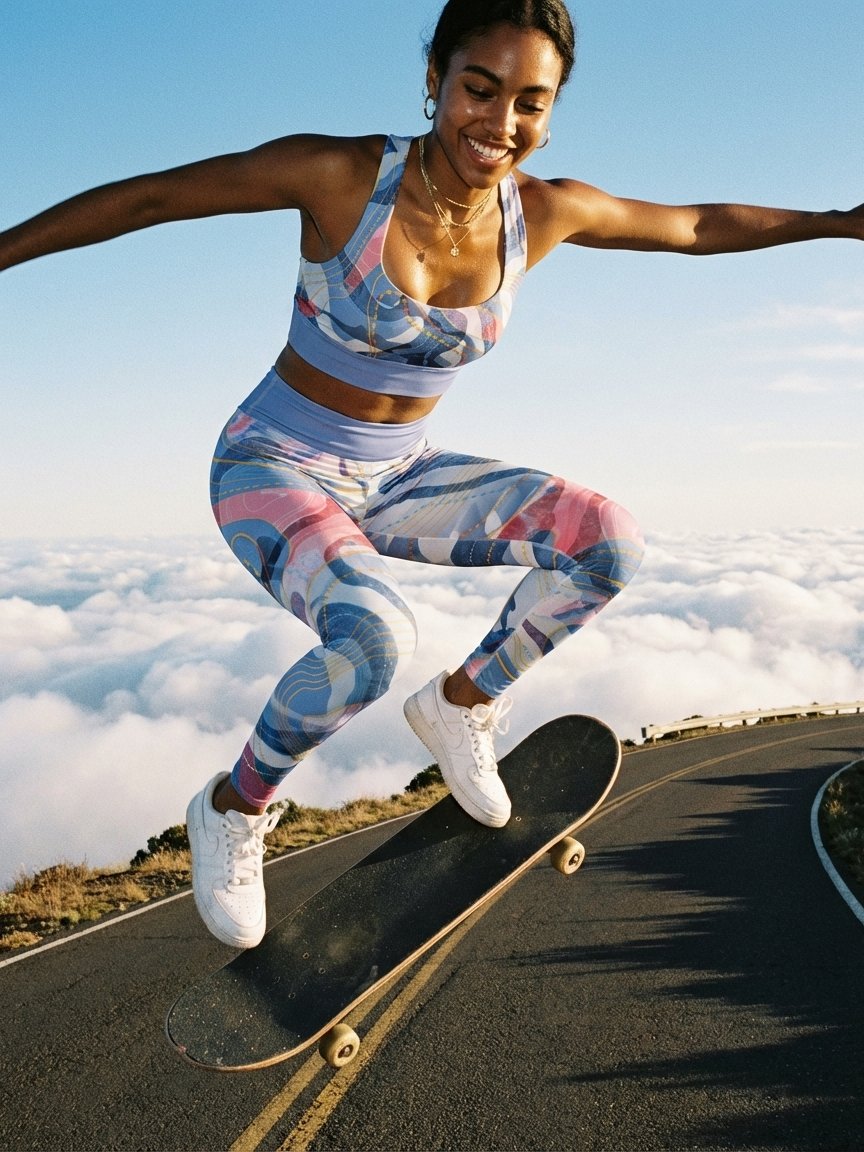 Tectonic map-Yoga Leggings product image (1)