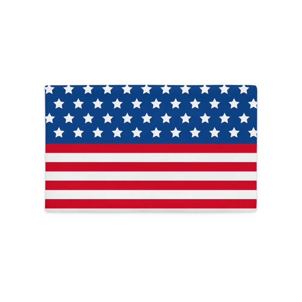 Premium US Flag Pillow Case - Patriotic Design 18×18, 20×12, 22×22 product image (1)