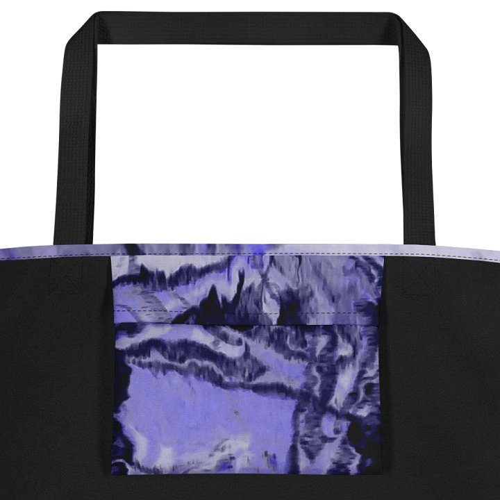 Purple Fluid Art Tote Bag product image (2)