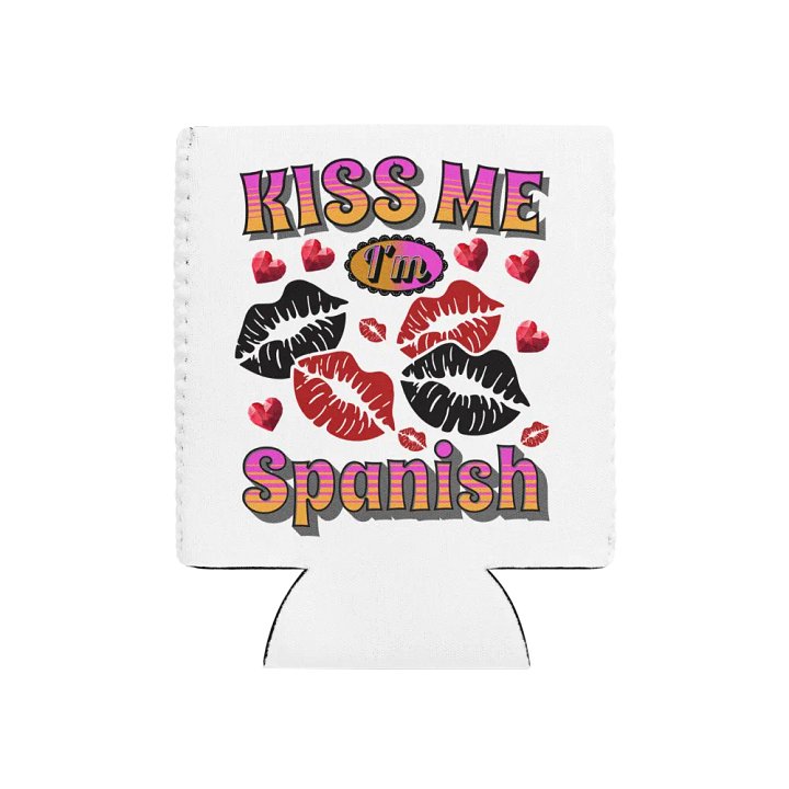 Kiss Me m Spanish Can Cooler product image (1)