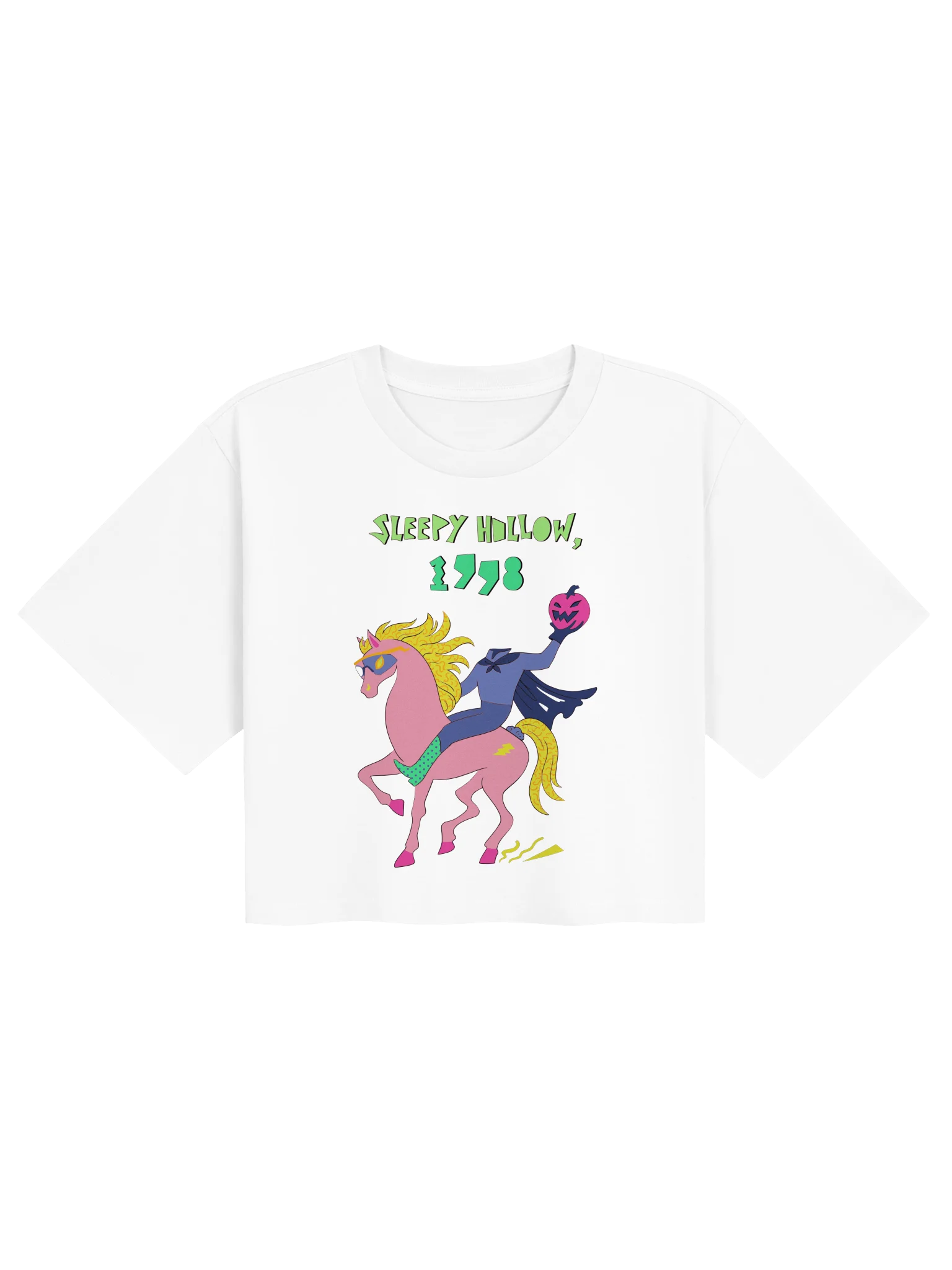 “Sleepy Hollow, 1998” Dayglo Crop Top product image (1)
