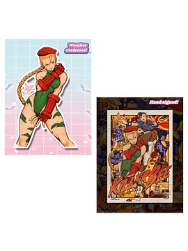 Killer Bee Signed Print + XL Sticker