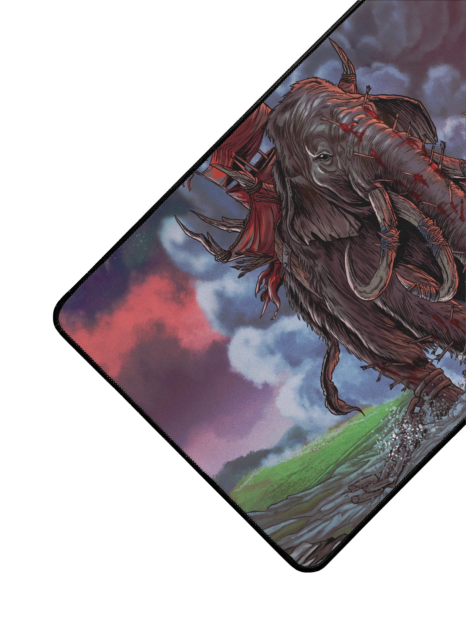 'Elephant' Hand Drawn Playmat by DarkSideTokens! product image (3)