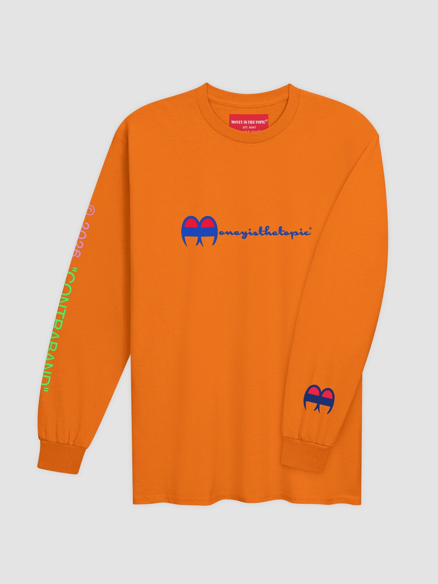 MONEY Club Graphx LS OEF Cotton Tee UNISEX product image (4)