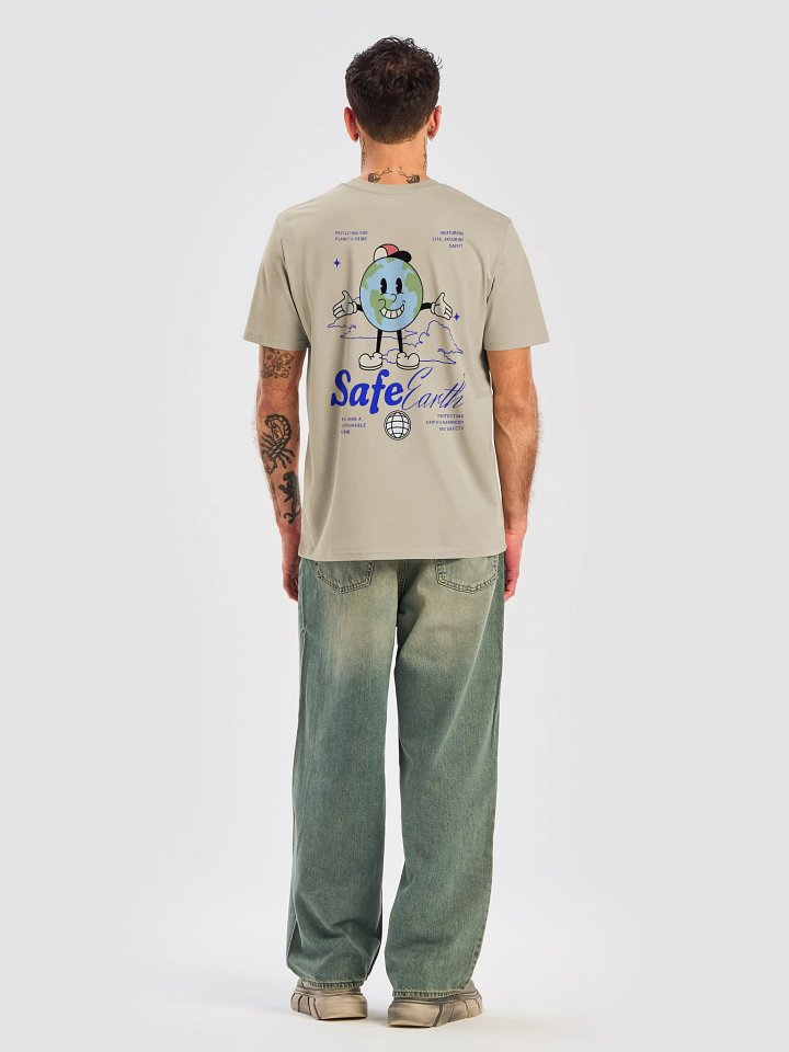 Stanley/Stella Unisex Organic Ribbed Neck T-Shirt | Save Earth Eco-Friendly Sustainable Tee product image (2)