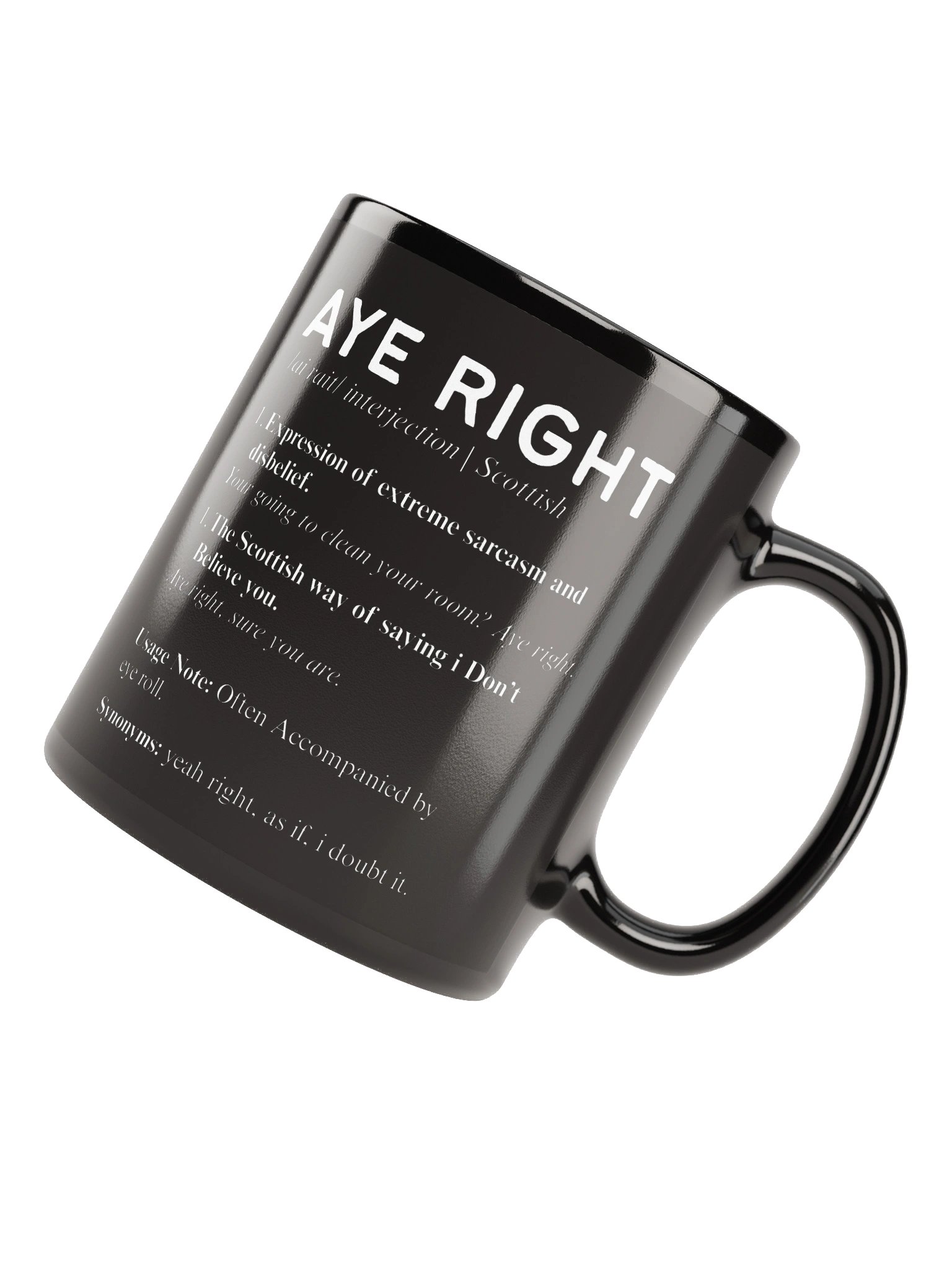 Scottish Dictionary Mug | Aye Right product image (3)