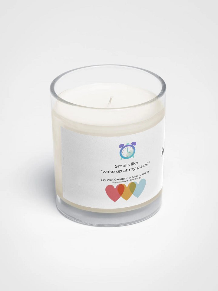 Scented "Wake Up at my Place?" Soy Candle product image (2)