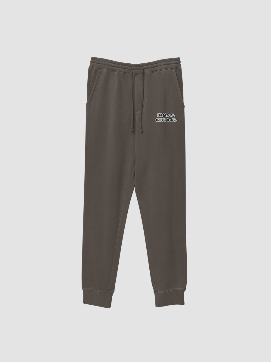 Habitual Instigator embroidered pigment sweatpants (bubble design) product image (5)