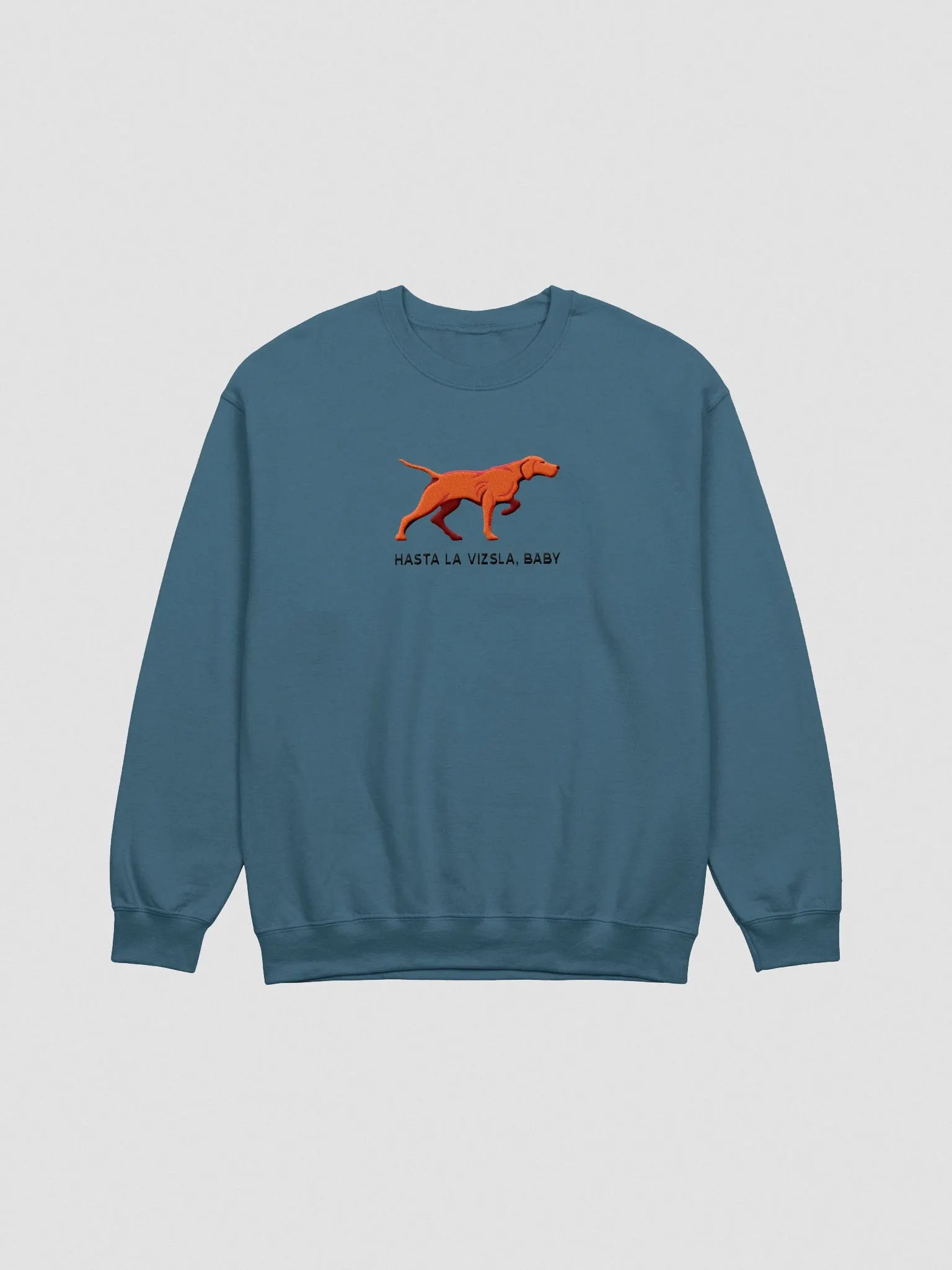 Hasta La Vizsla, Baby Sweatshirt (Embroidered) of a Vizsla product image (4)