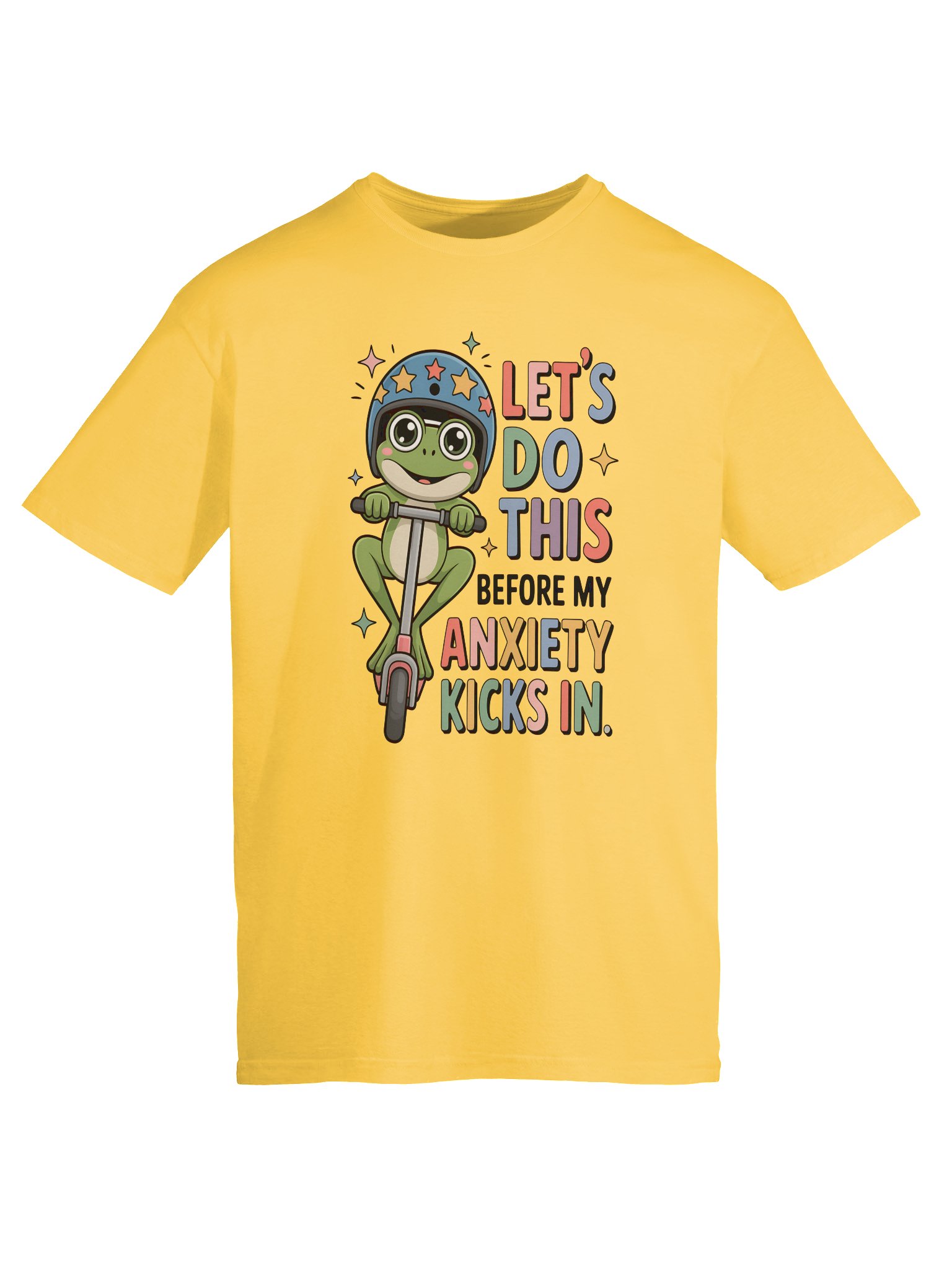 Anxiety Frog Scooter T-Shirt product image (9)