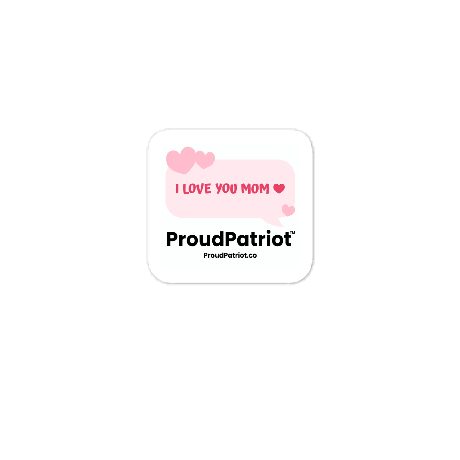 I Love You Mom Vinyl Sticker product image (1)