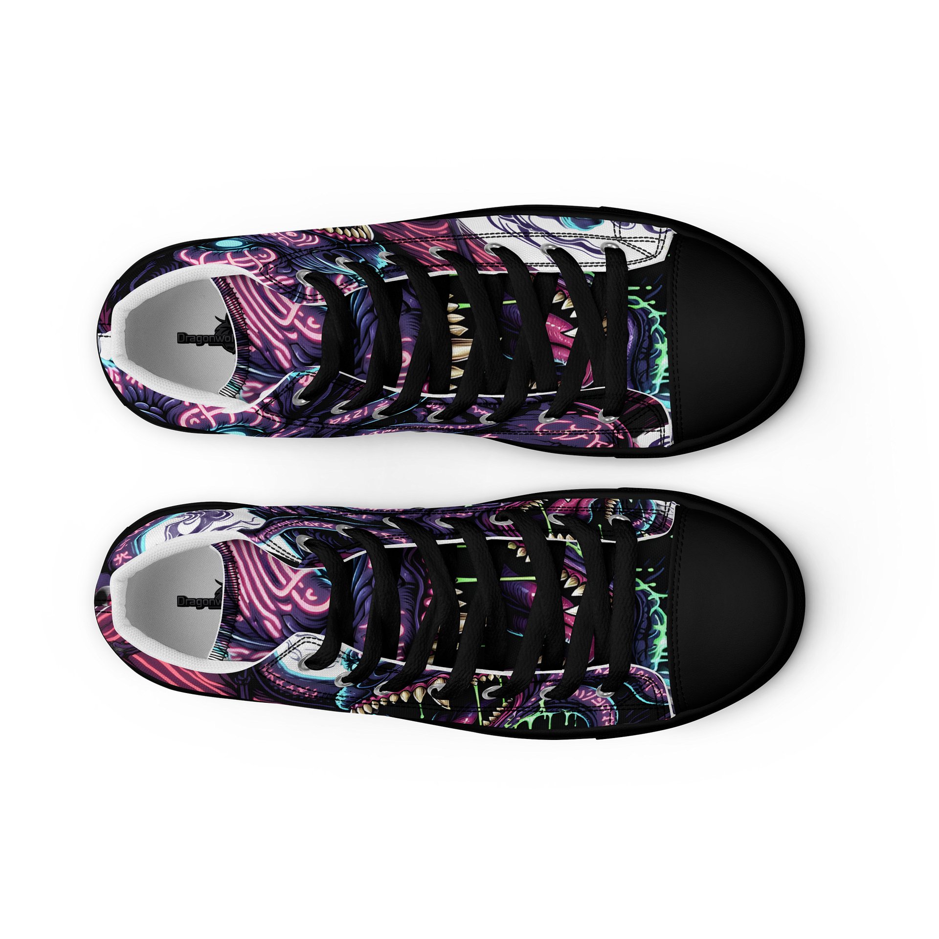 Mythical Dragonwolf Beast Men's High Tops product image (9)