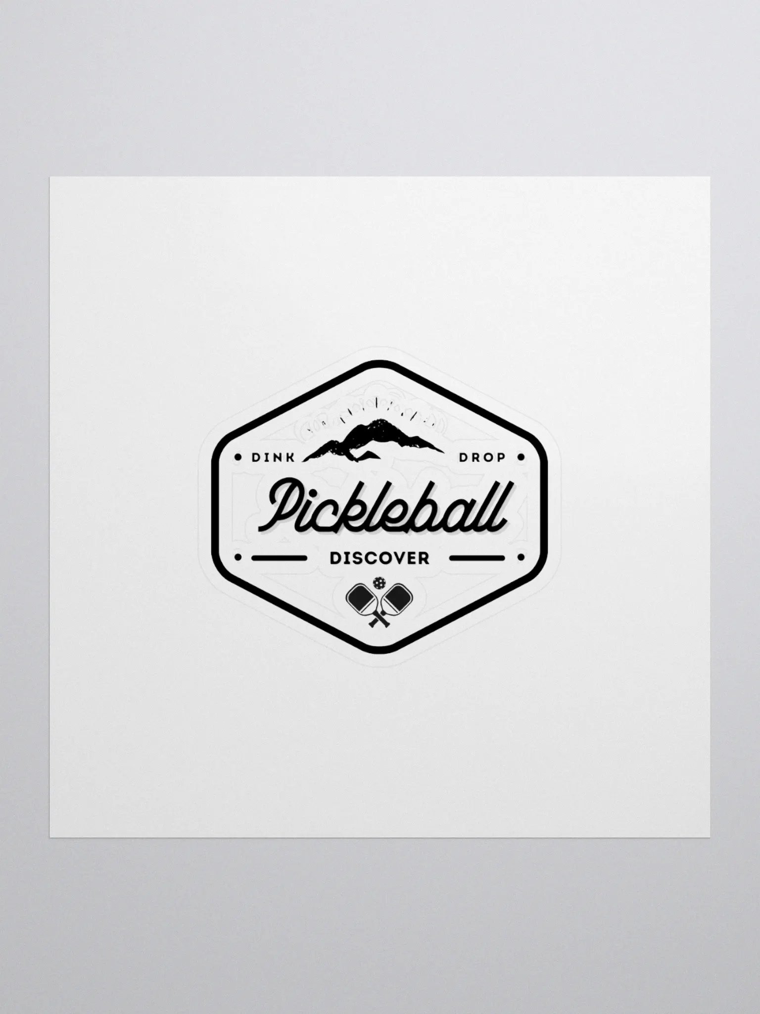 Discover Pickleball Kiss Cut Sticker product image (1)