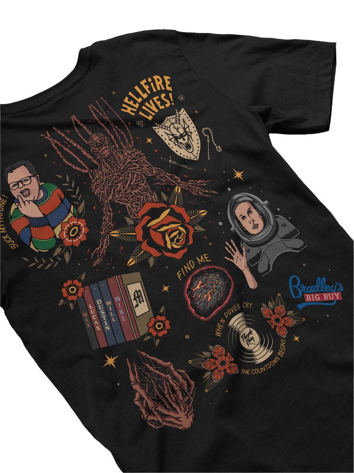 Stranger Things Finale Flash - Tee(Front & Back) product image (1)