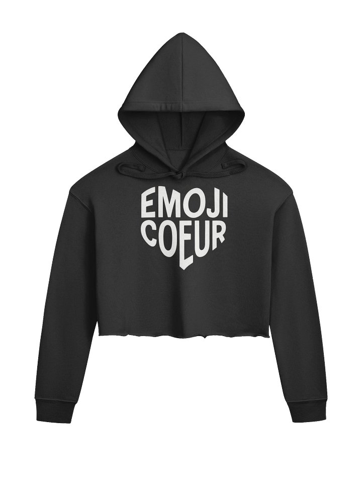 Emoji Coeur Crop hoodie product image (2)