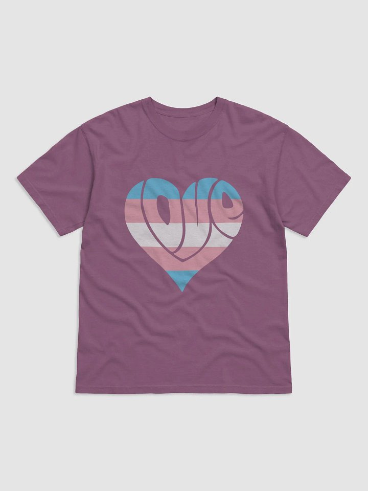 Love Text Trans Heart T-Shirt product image (4)