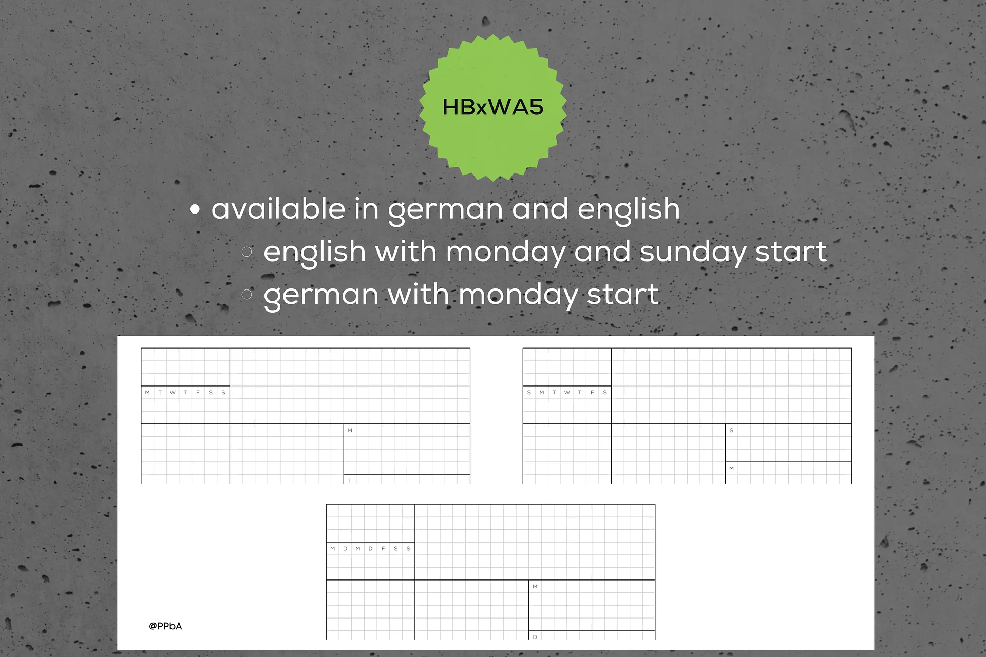 weekly - with Alastair tasks - undated - HBxWA5 product image (5)