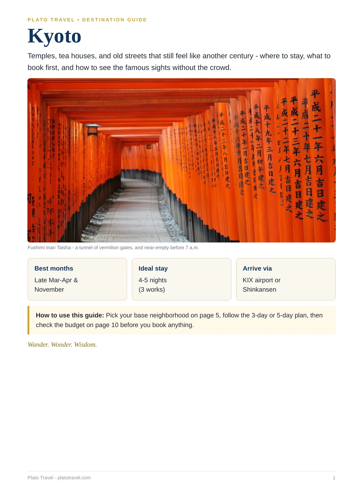 Kyoto Travel Guide product image (1)