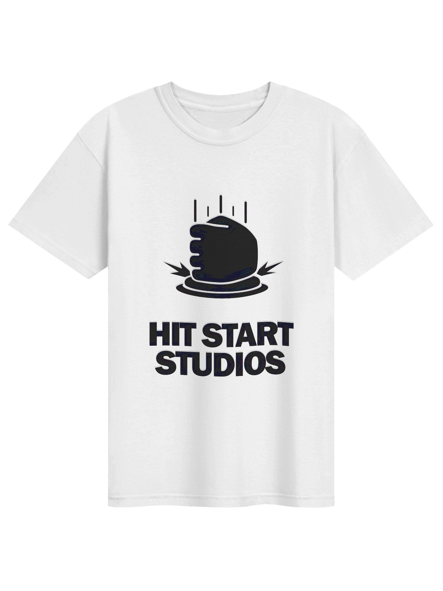 Hit Start Garment-Dyed Heavyweight T-Shirt White product image (1)