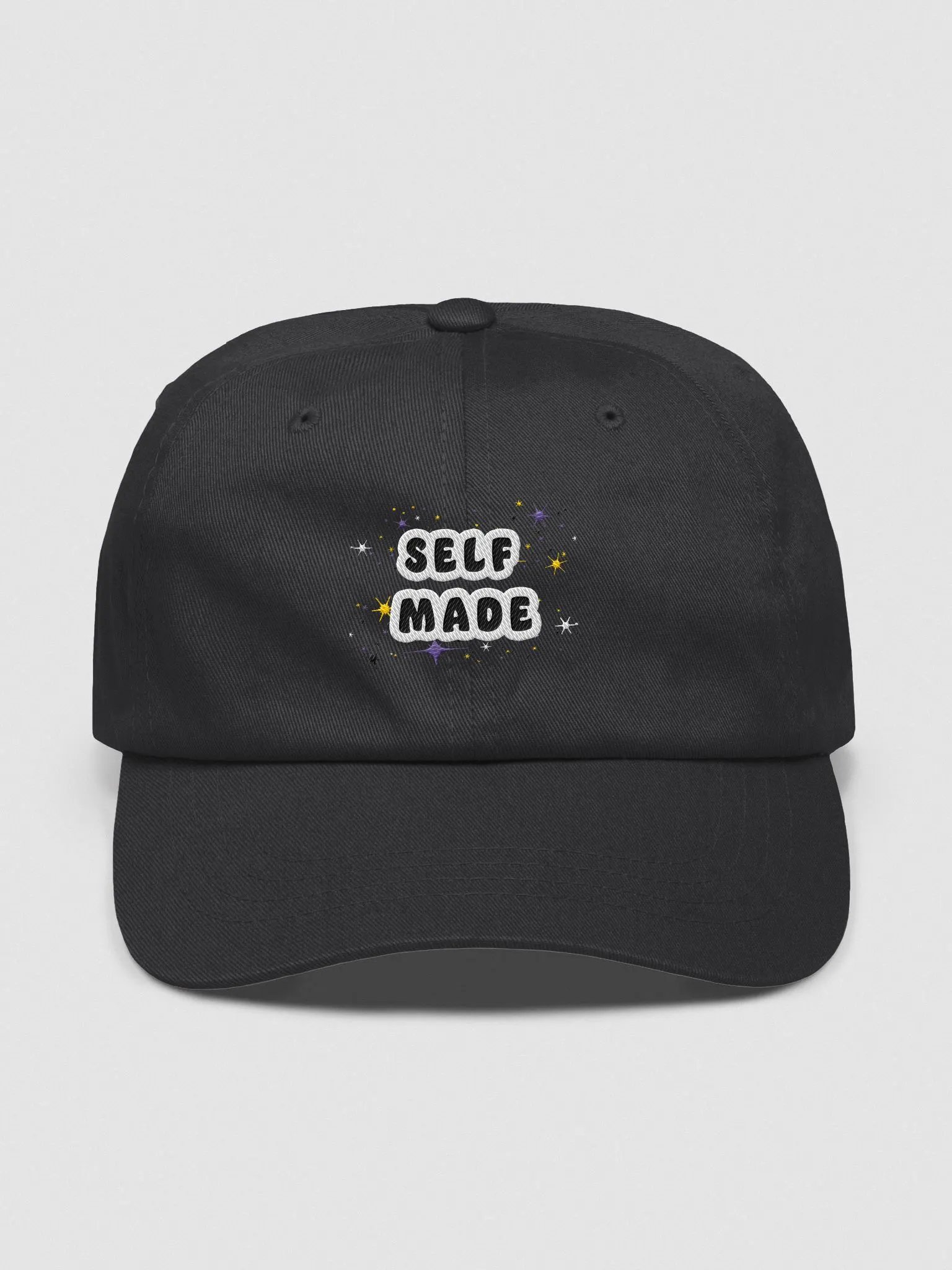 Self-Made (Nonbinary Version) embroidered Hat product image (1)