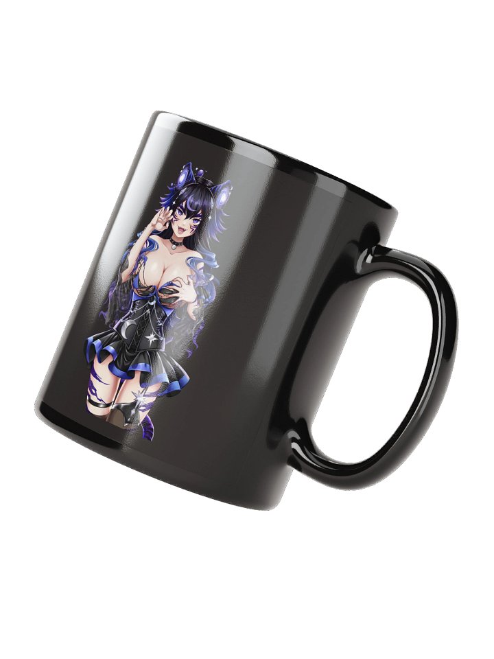 Naughty + Normal Moona Black Glossy Mug product image (3)