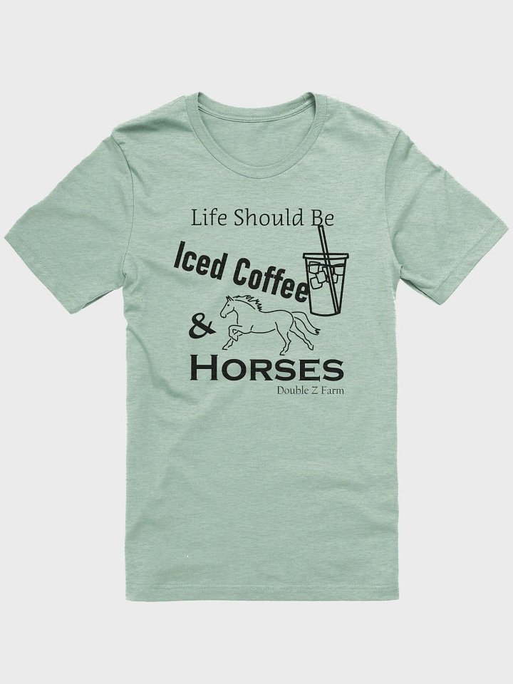 Iced Coffee and Horses Tee product image (1)