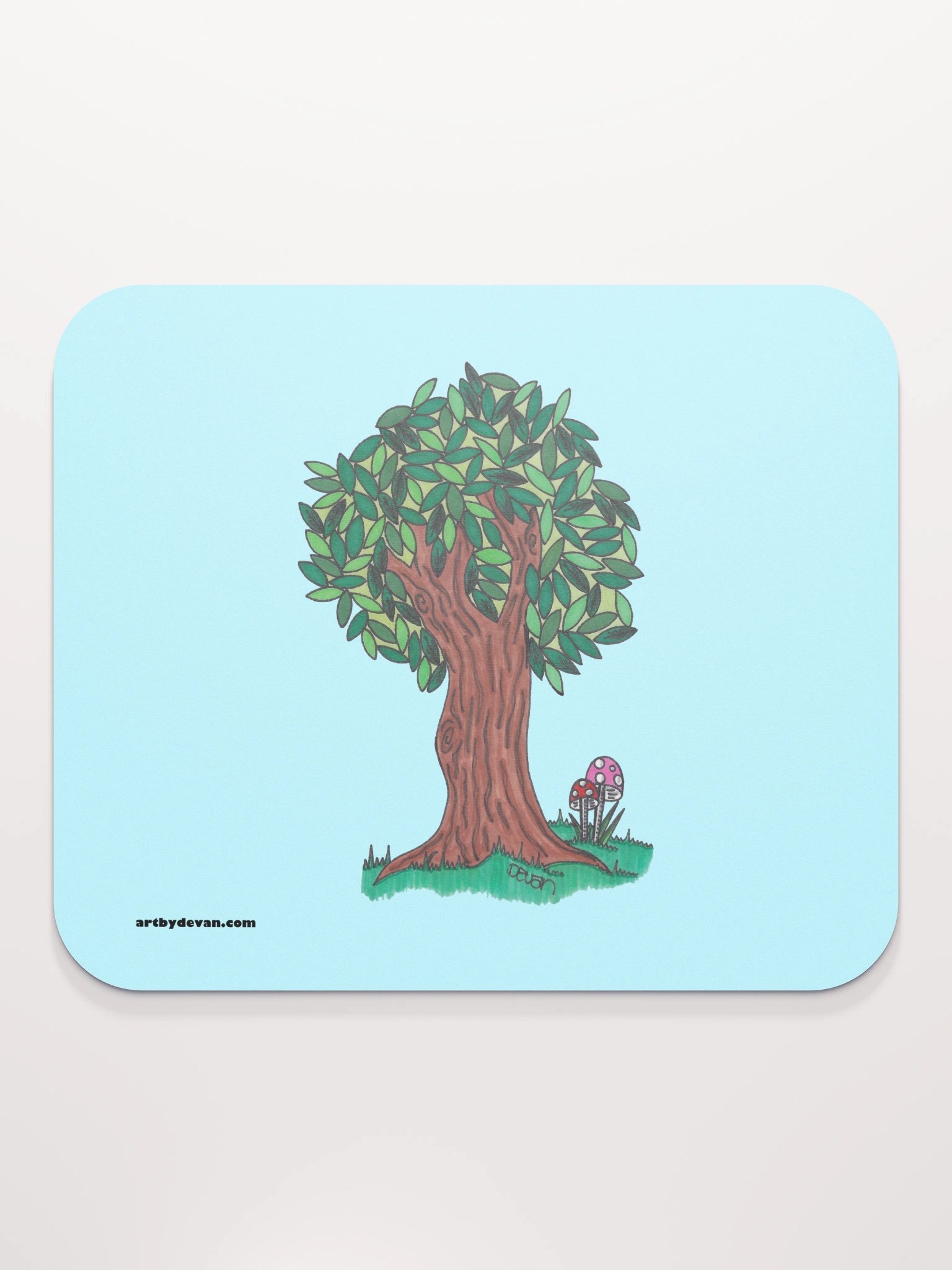 Leafy Tree Mousepad product image (2)