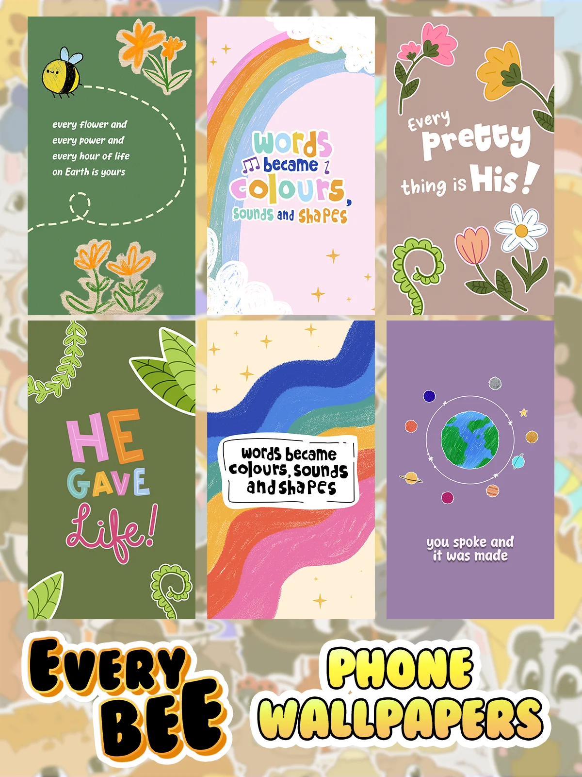Every Bee Wallpaper Pack product image (4)