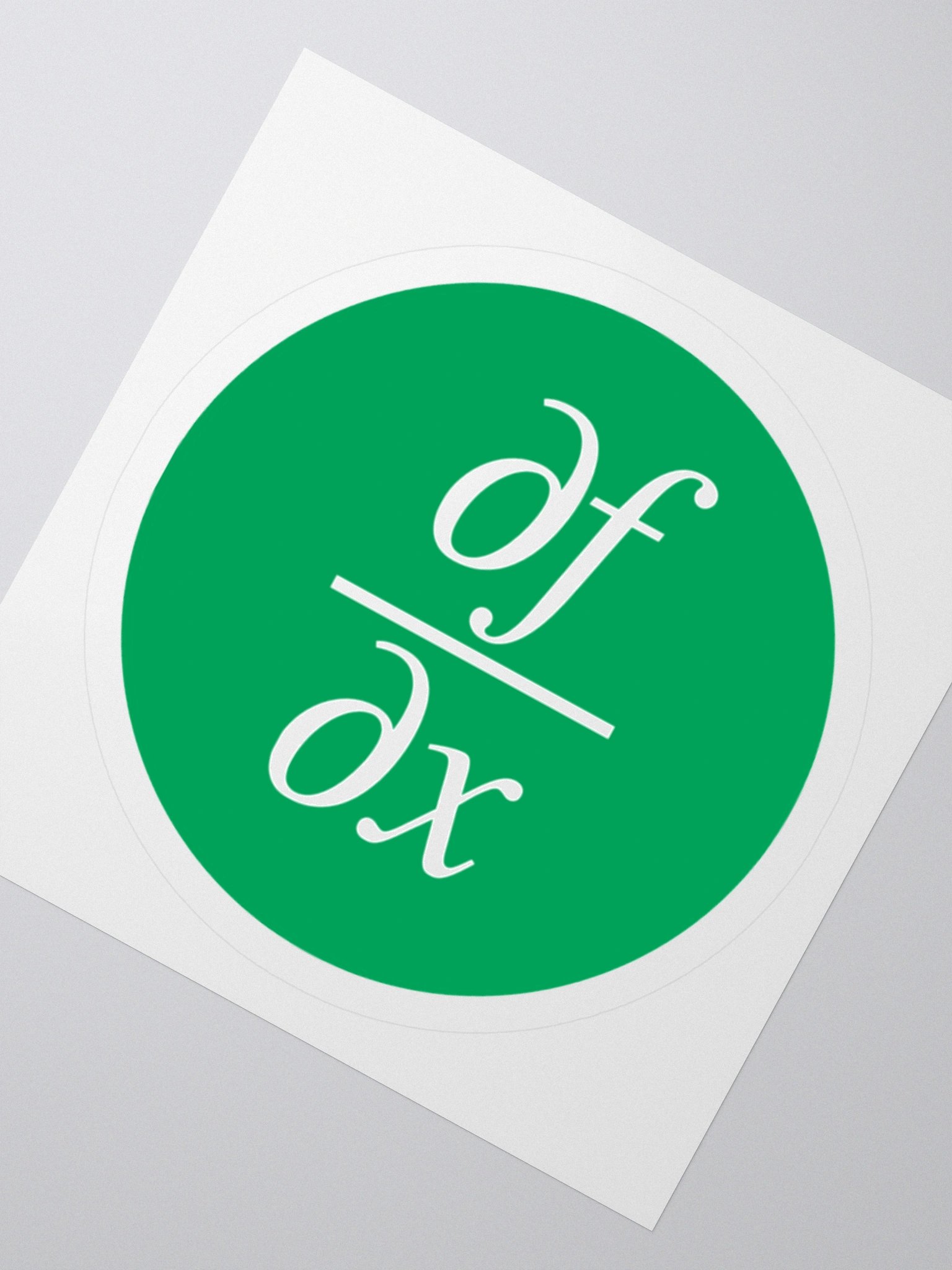 Calculus 3 Logo Sticker product image (2)