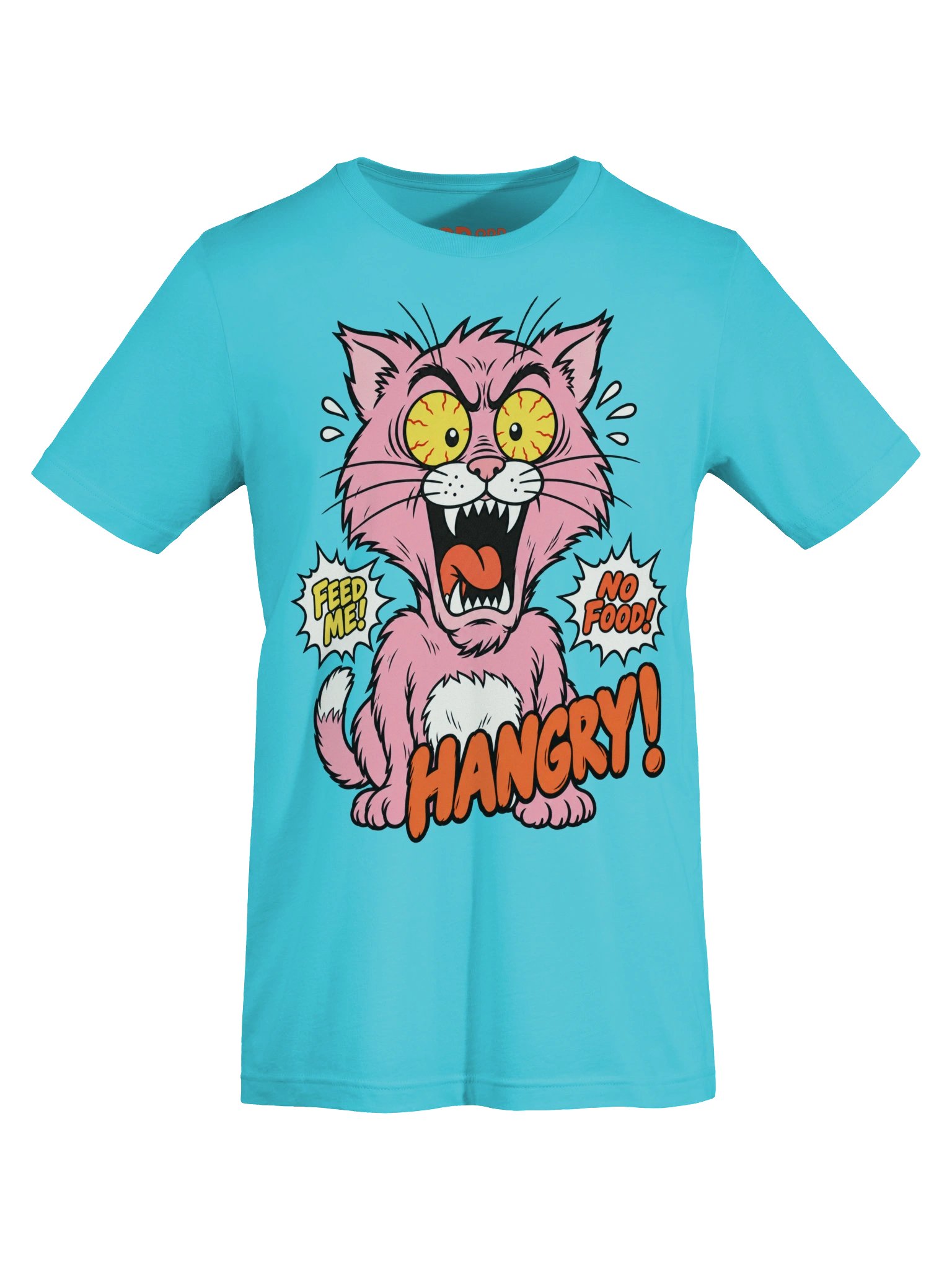 THE HANGRY HOUR - Funny Hangry Cat Graphic T-Shirt product image (6)