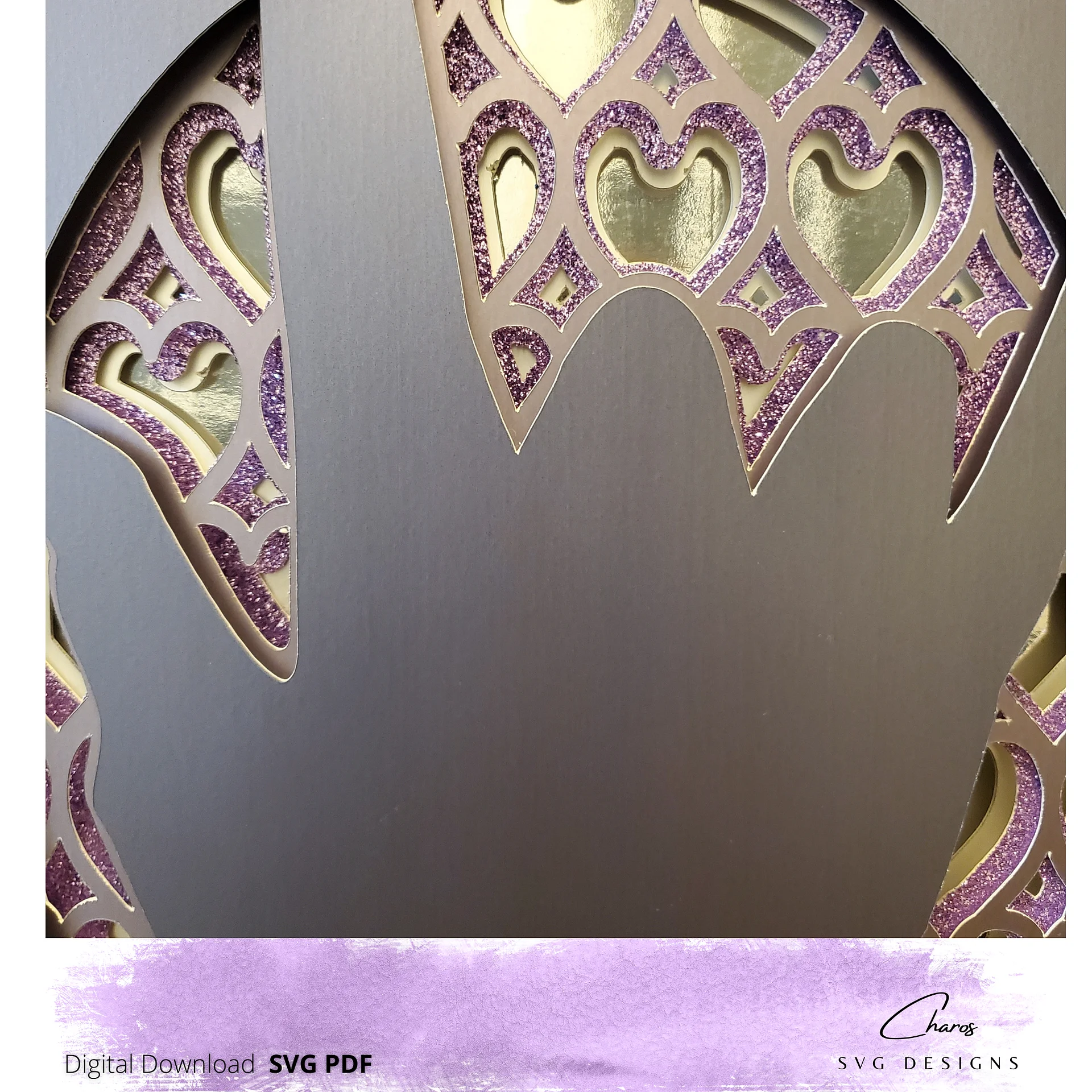 3D 5-Layer 'I Love You' in ASL SVG product image (9)