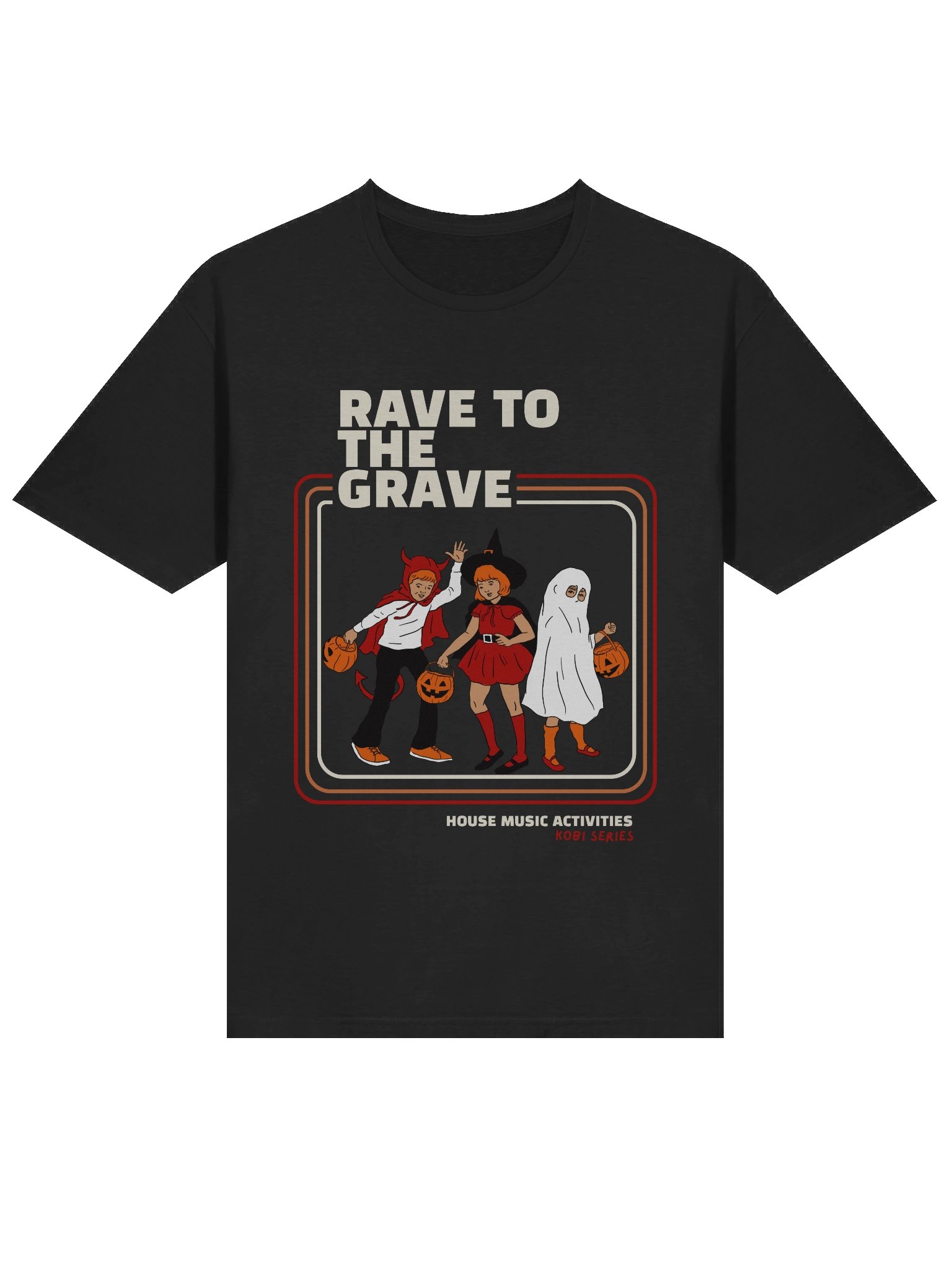 Rave to the Grave Halloween Unisex T-Shirt product image (5)