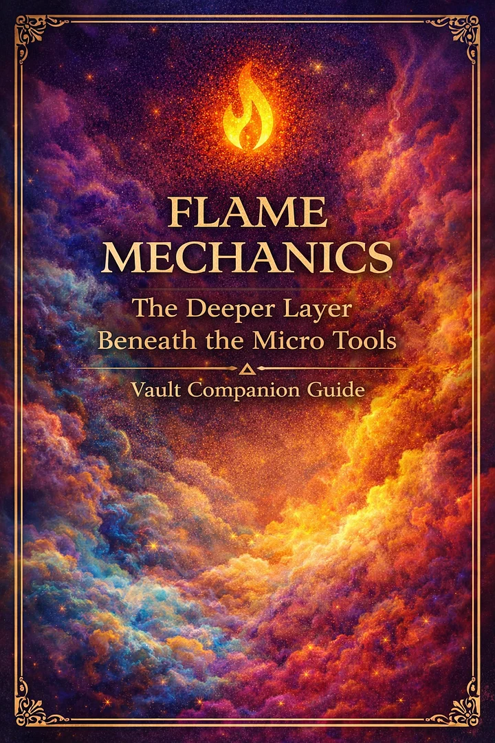 FLAME MECHANICS Part I-II The Deeper Layer Beneath the Micro Tools Vault Companion Guide product image (1)