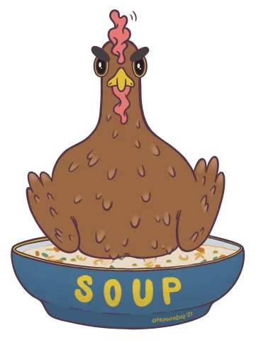 sticker : chimken soup product image (1)
