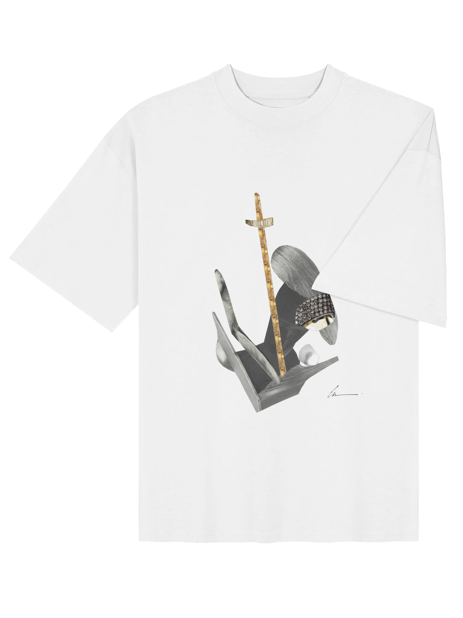 003 RISE UNISEX OVERSIZED T-SHIRT WT 26 product image (4)