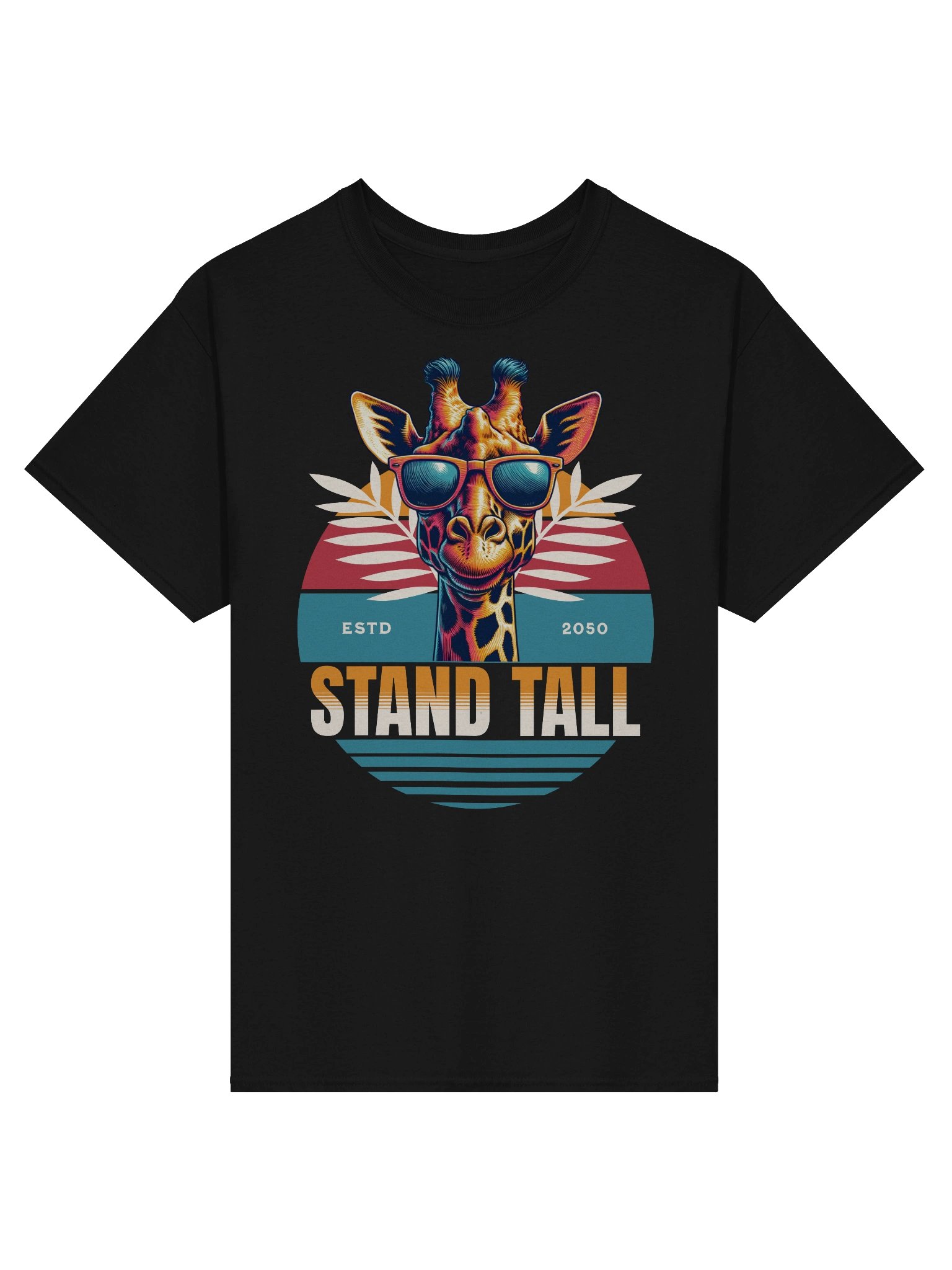 Y2K Inspired Stand Tall Giraffe T-Shirt for Summer Wear product image (1)
