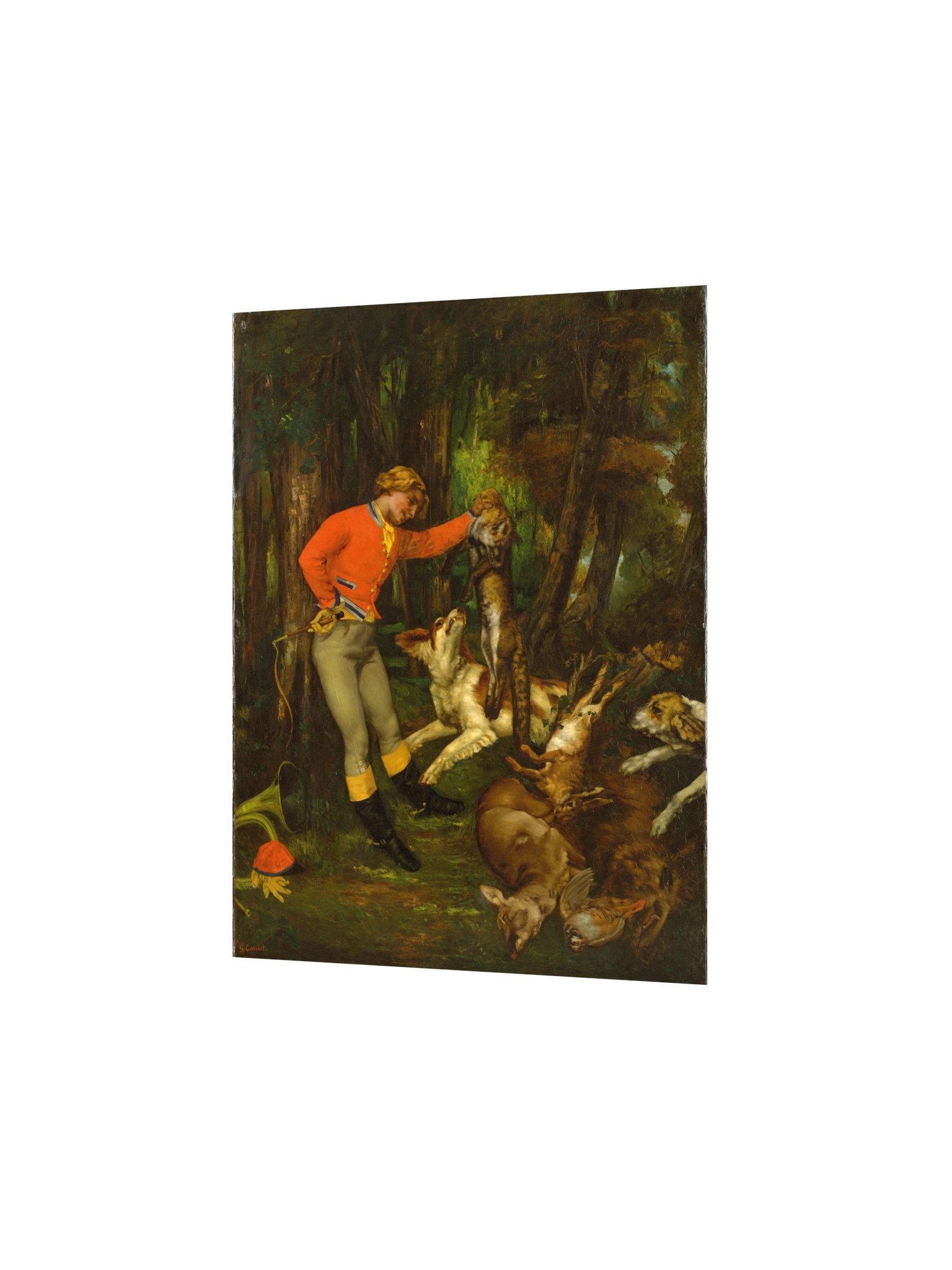Courbet, After the Hunt — Fine-Art Poster product image (3)