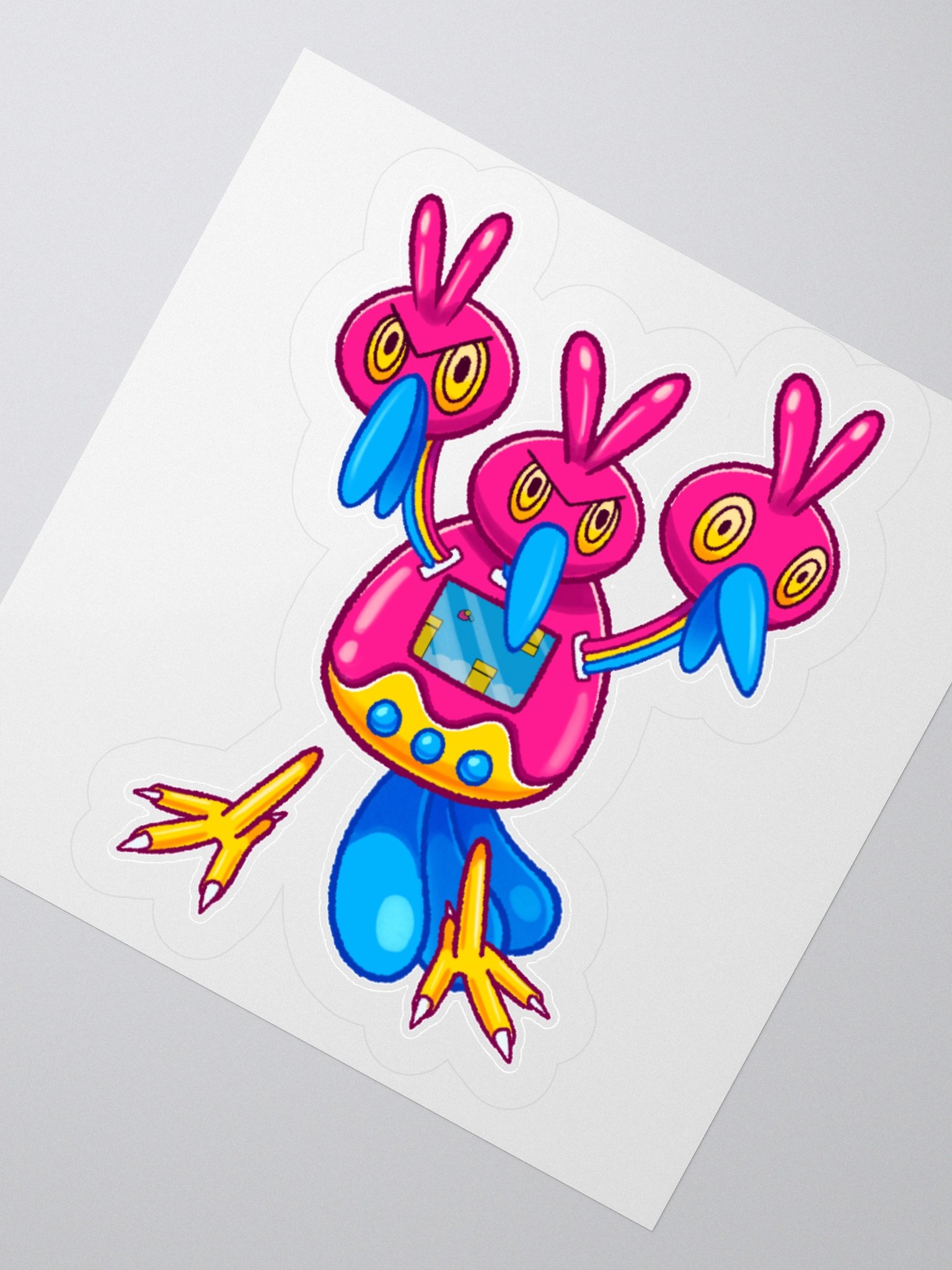 Porydrio (Pansexual Pride) - sticker product image (2)