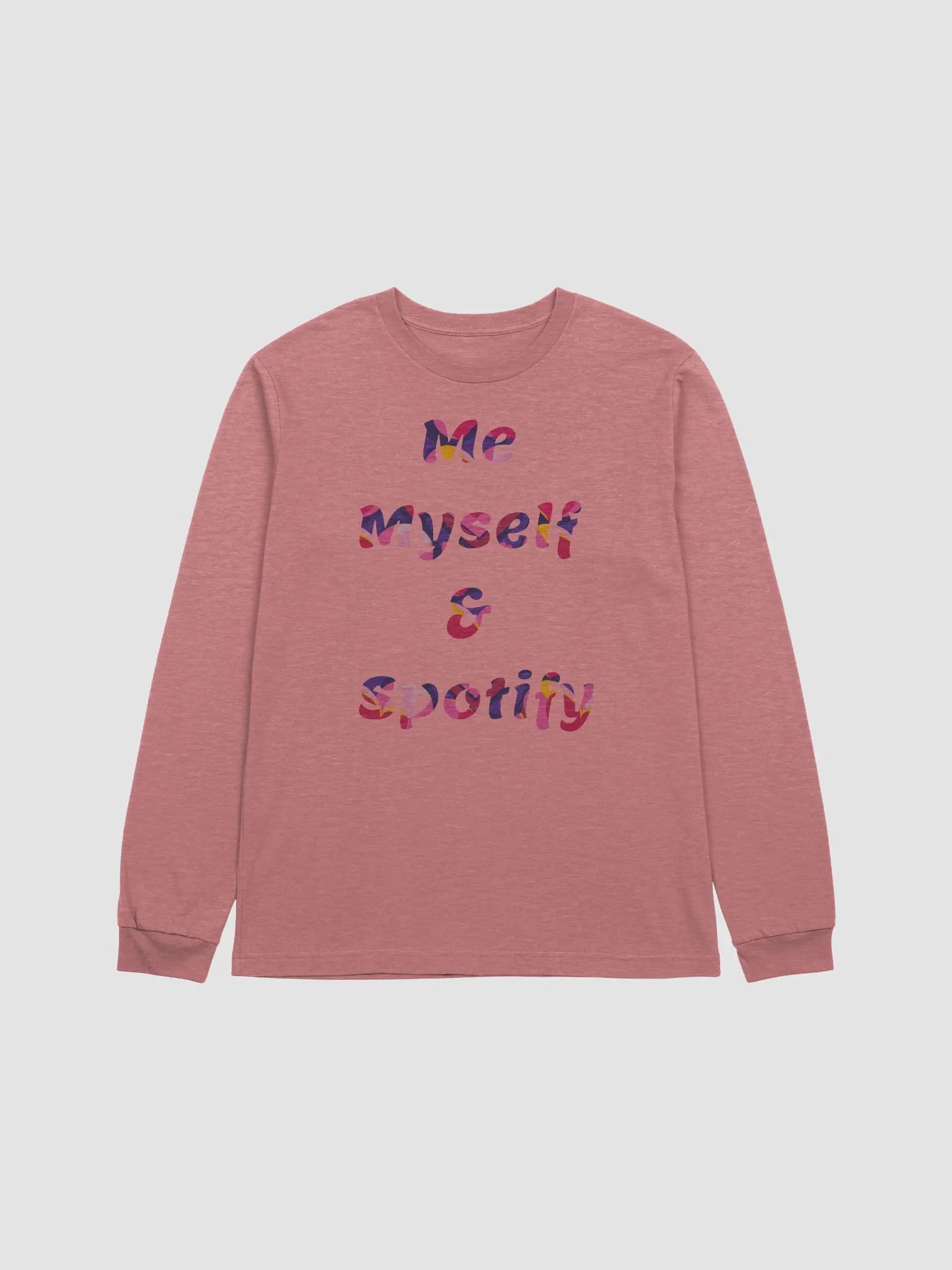 Abstract 'Me Myself & I' Long Sleeve Tee product image (2)