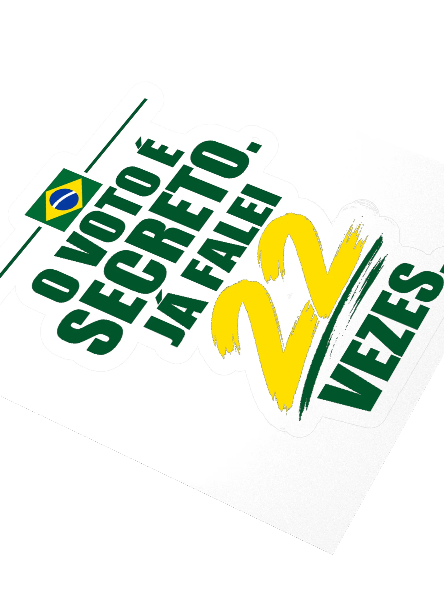 O Voto é Secreto Sticker | Adesivo product image (3)