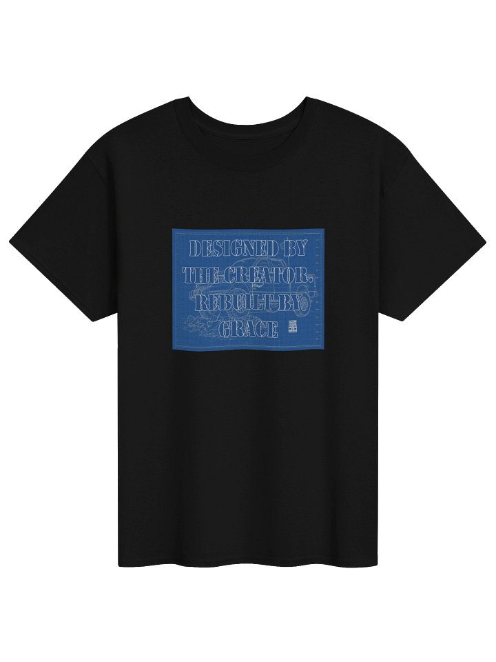 Rebuilt by Grace Blueprint Tee product image (1)